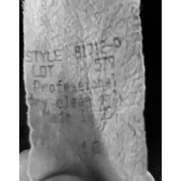 Dumas petite double breast Blazer 12 P Wool USA Corp Core Goth Office - Picture 15 of 16